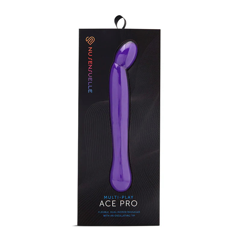 Nu Sensuelle Ace Pro Prostate and G-Spot Rechargeable Silicone Vibrator