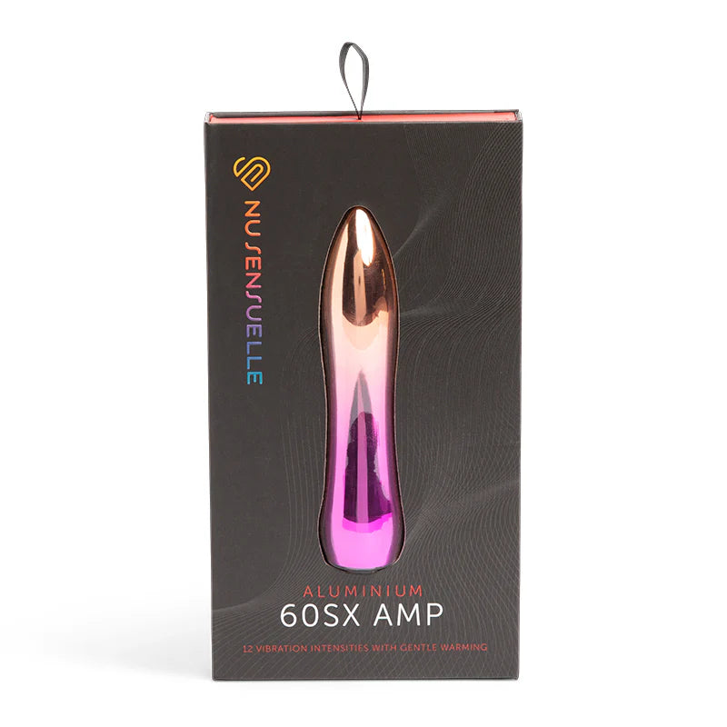 Nu Sensuelle Aluminium 60SX AMP Rechargeable Warming Bullet