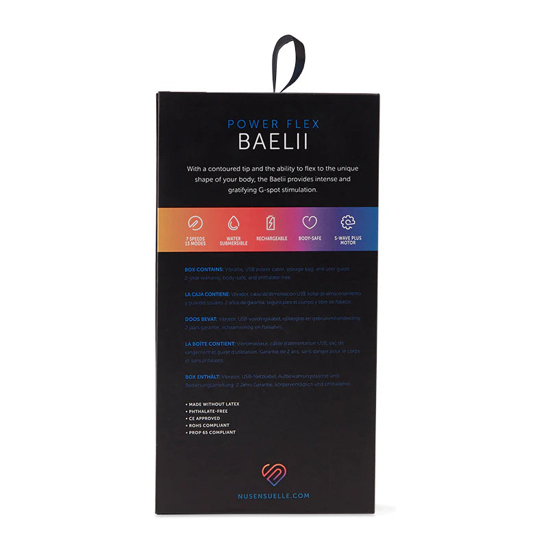 Nu Sensuelle Baelii Rechargeable Silicone G-Spot Vibrator