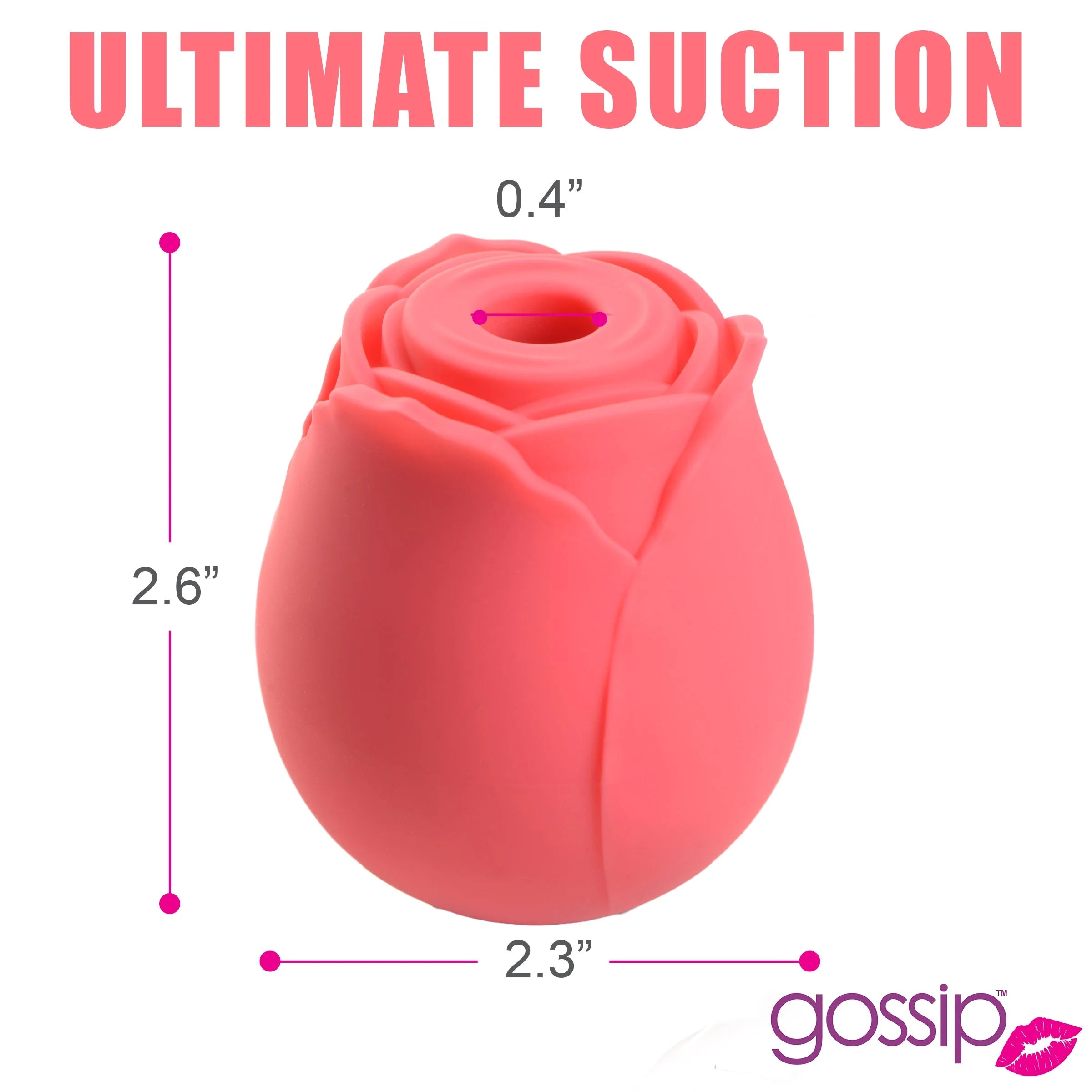 Gossip Rose Crave 10X Rechargeable Silicone Clitoral Stimulator