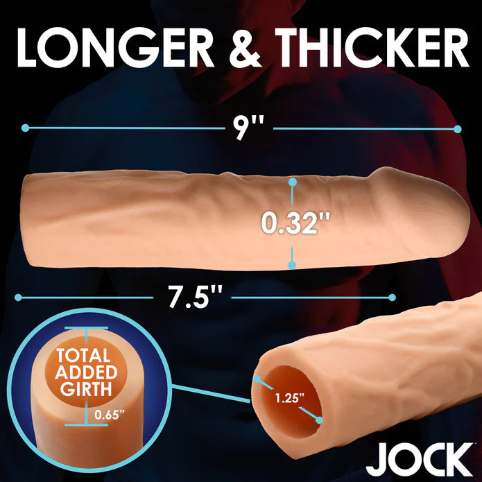 Jock Extra Long Penis Extension Sleeve 1.5 in.