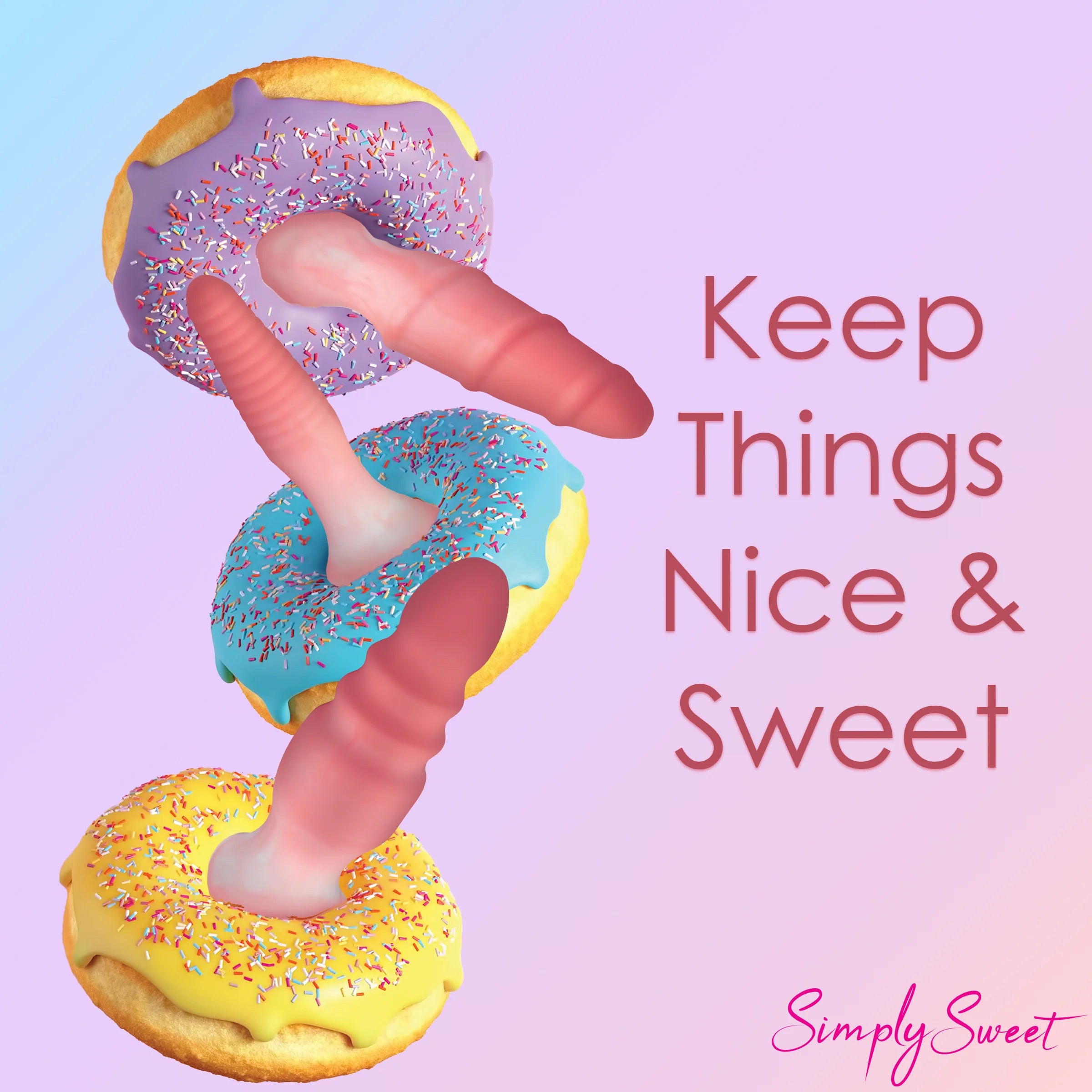 Simply Sweet Silicone Butt Plug Set