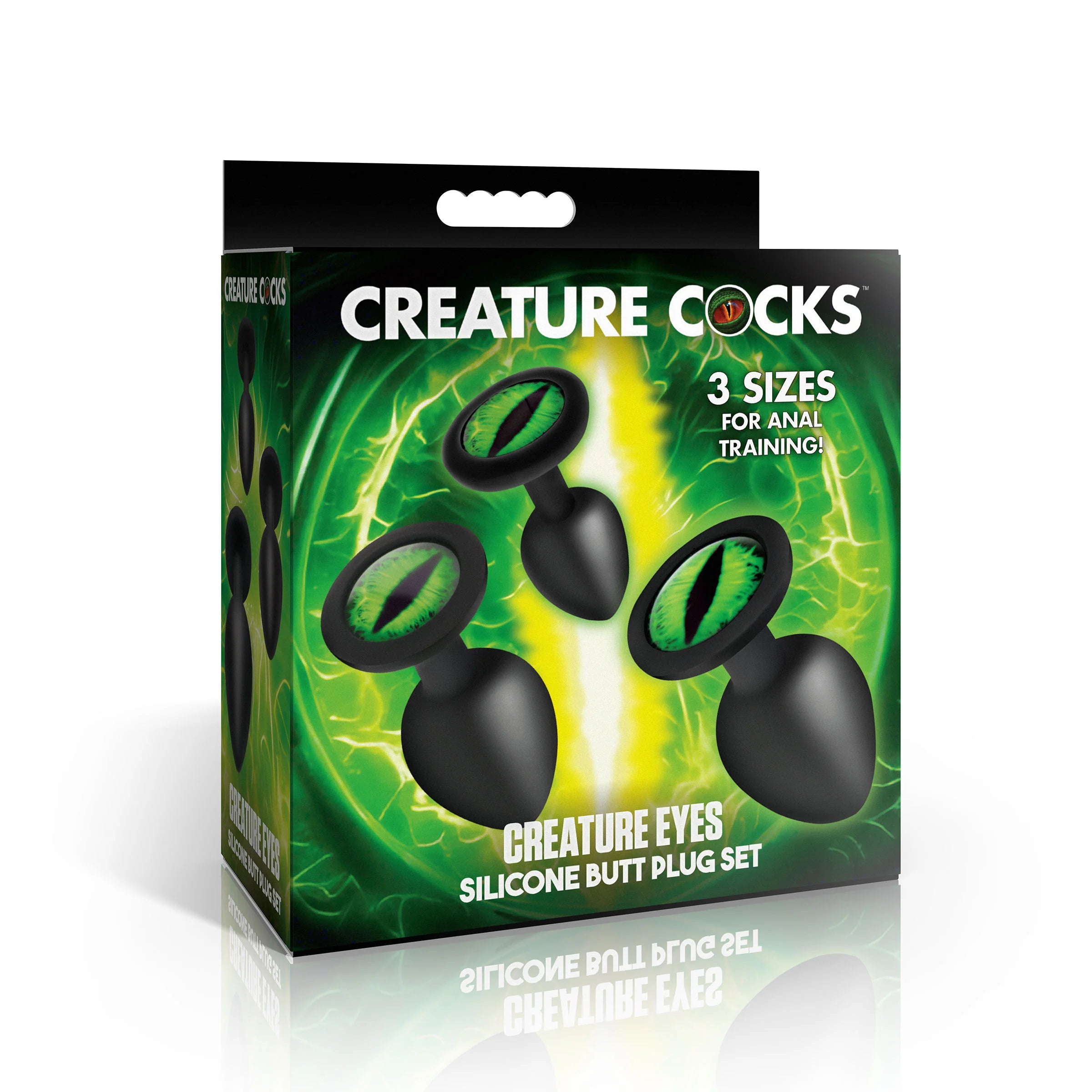 Creature Eyes Green Eye Silicone Butt