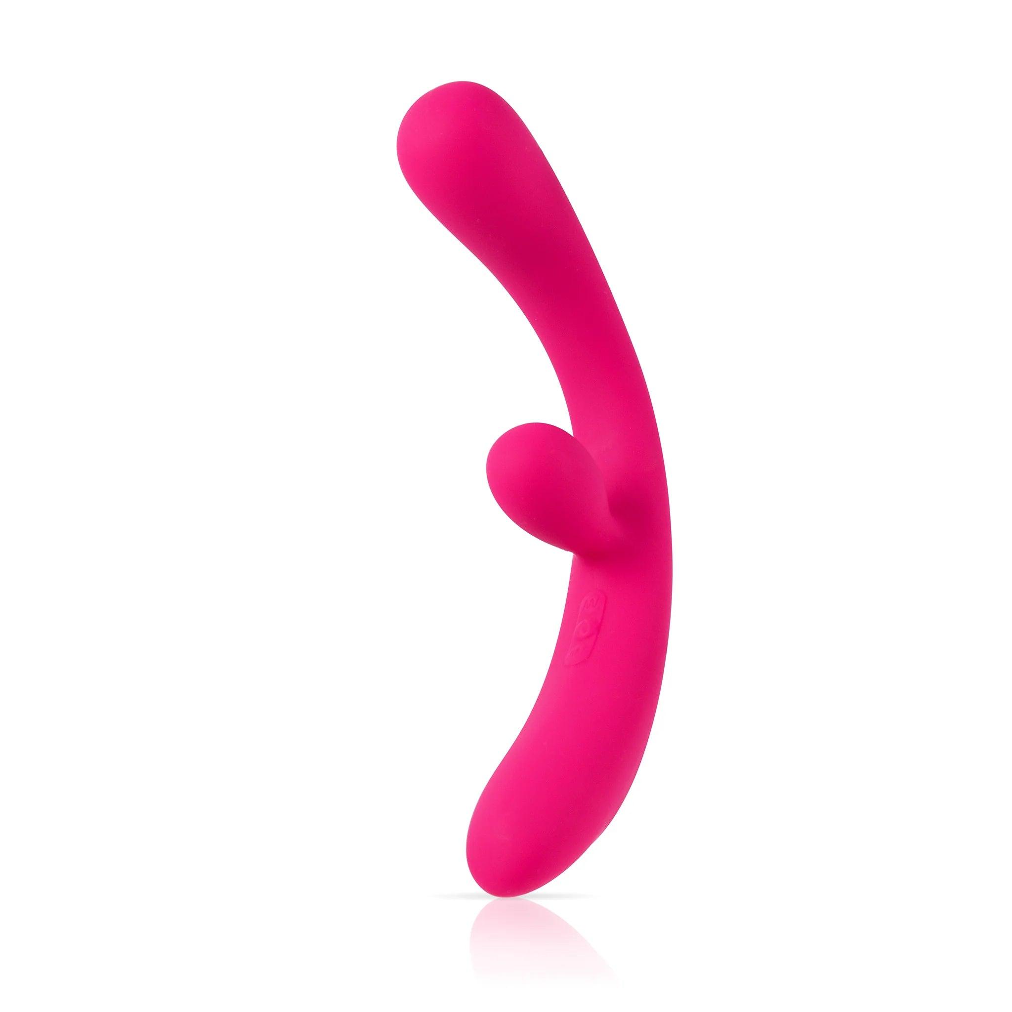 Pipedream JimmyJane Reflexx Rabbit 3 Rechargeable Silicone Vibrator - Fuchsia