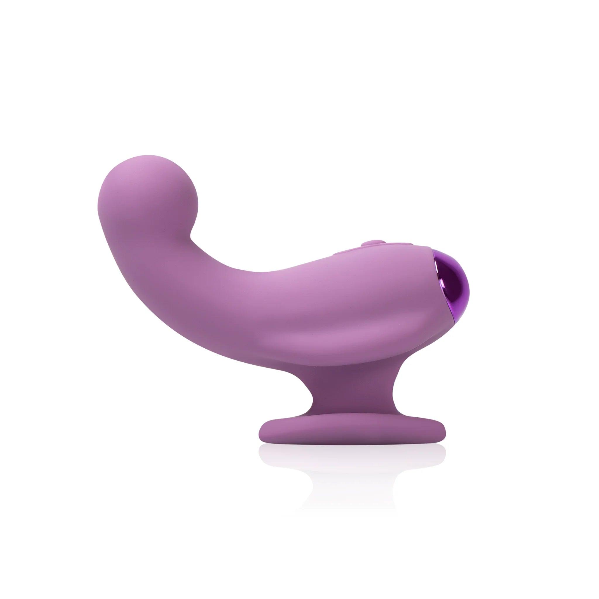 Pipedream JimmyJane Curved Gripp Rechargeable Silicone Dual Stimulating Vibrator