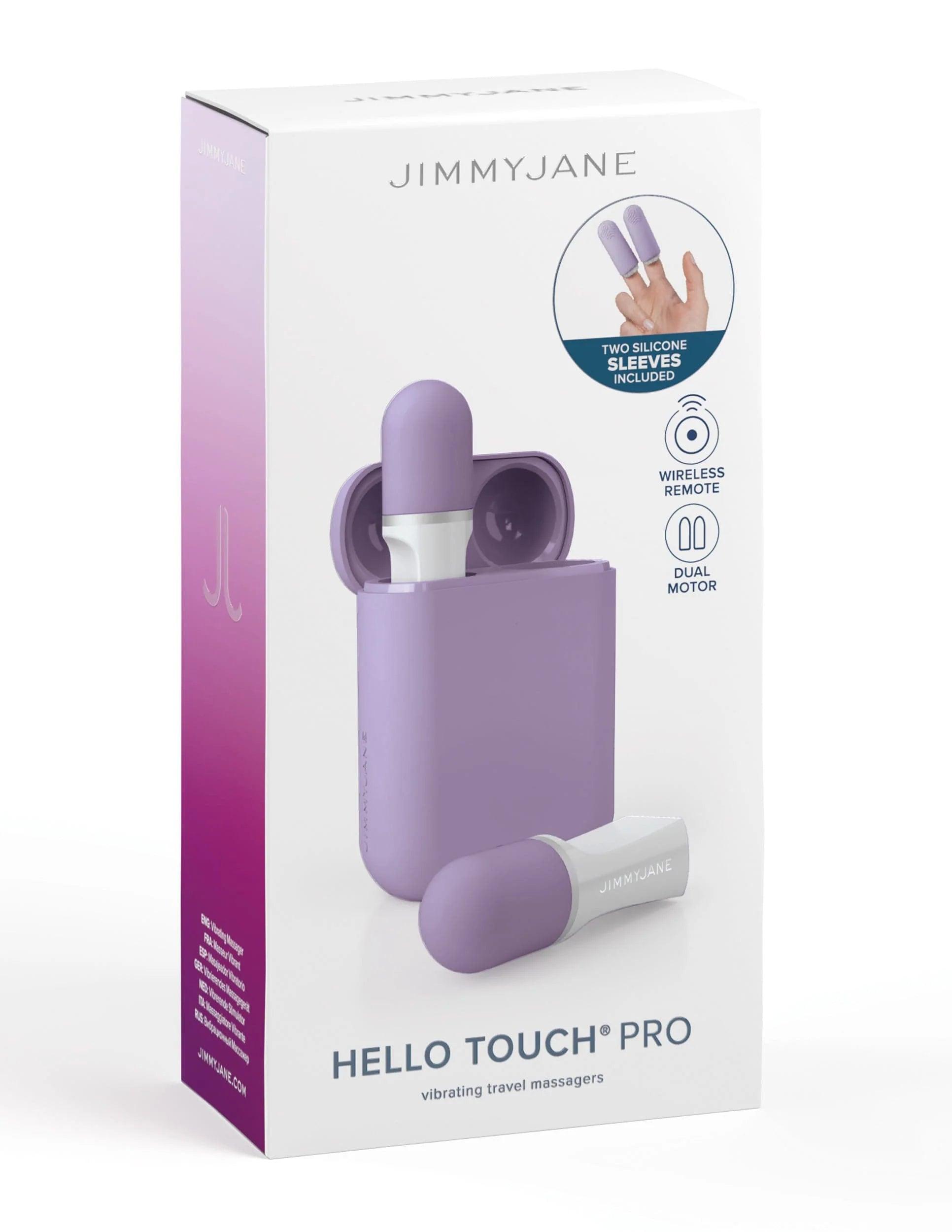 Pipedream JimmyJane Hello Touch Pro Rechargeable Finger Massagers with Remote