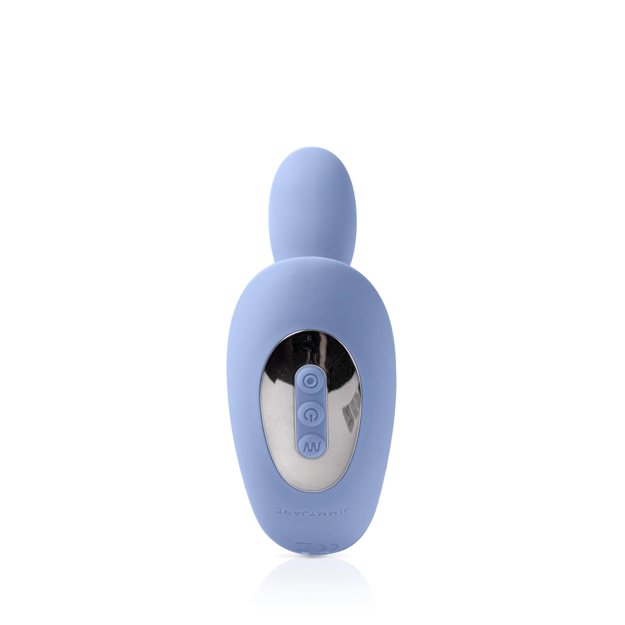 Pipedream JimmyJane Pulsus P-Spot Rechargeable Silicone Dual Stimulator with Remote