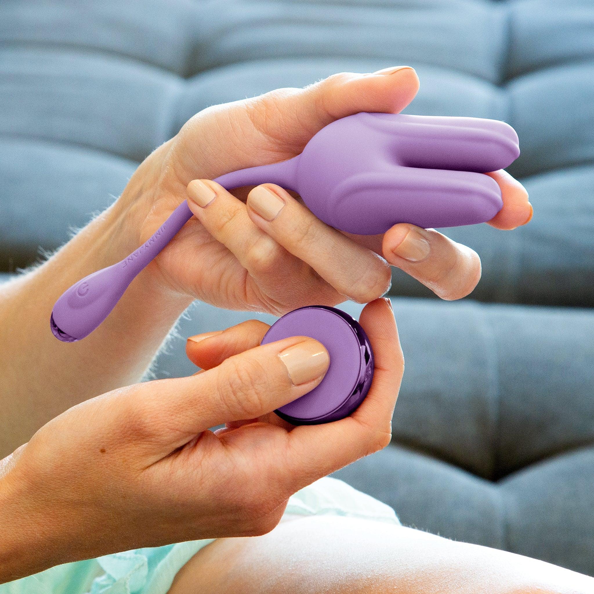 Pipedream JimmyJane Form 2 Kegel Rechargeable Silicone Stimulator with Remote