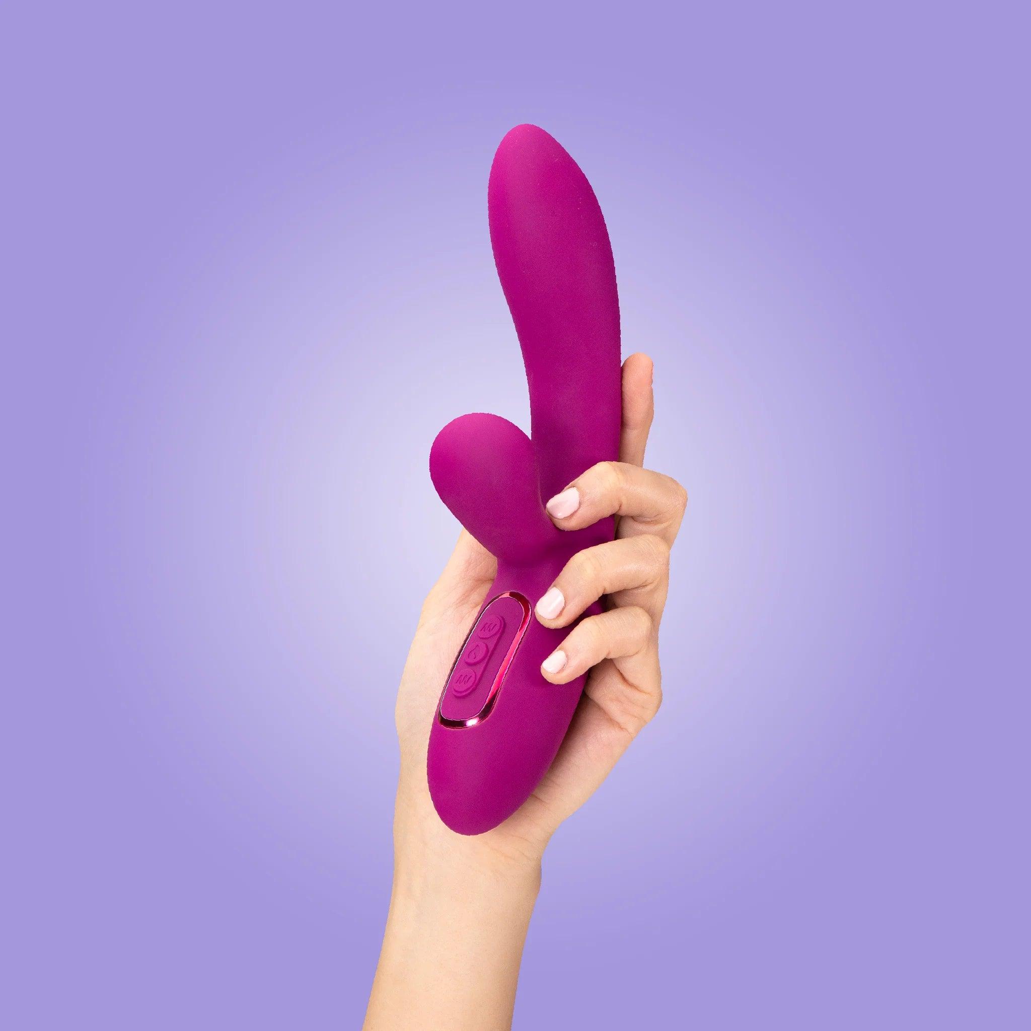 Pipedream JimmyJane Solis Rabbit Rechargeable Silicone Dual Vibrator