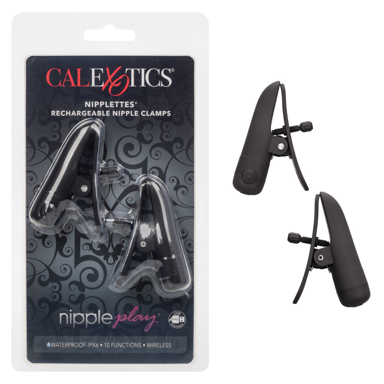 Nipple Play Nipplettes Vibrating Nipple Clamps