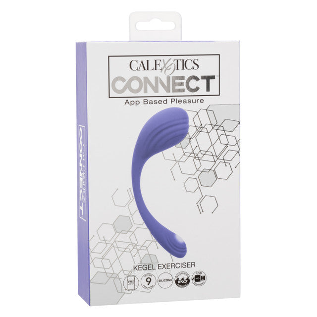 CalExotics Connect Kegel Exerciser Rechargeable Silicone App Compatible Stimulator with Remote