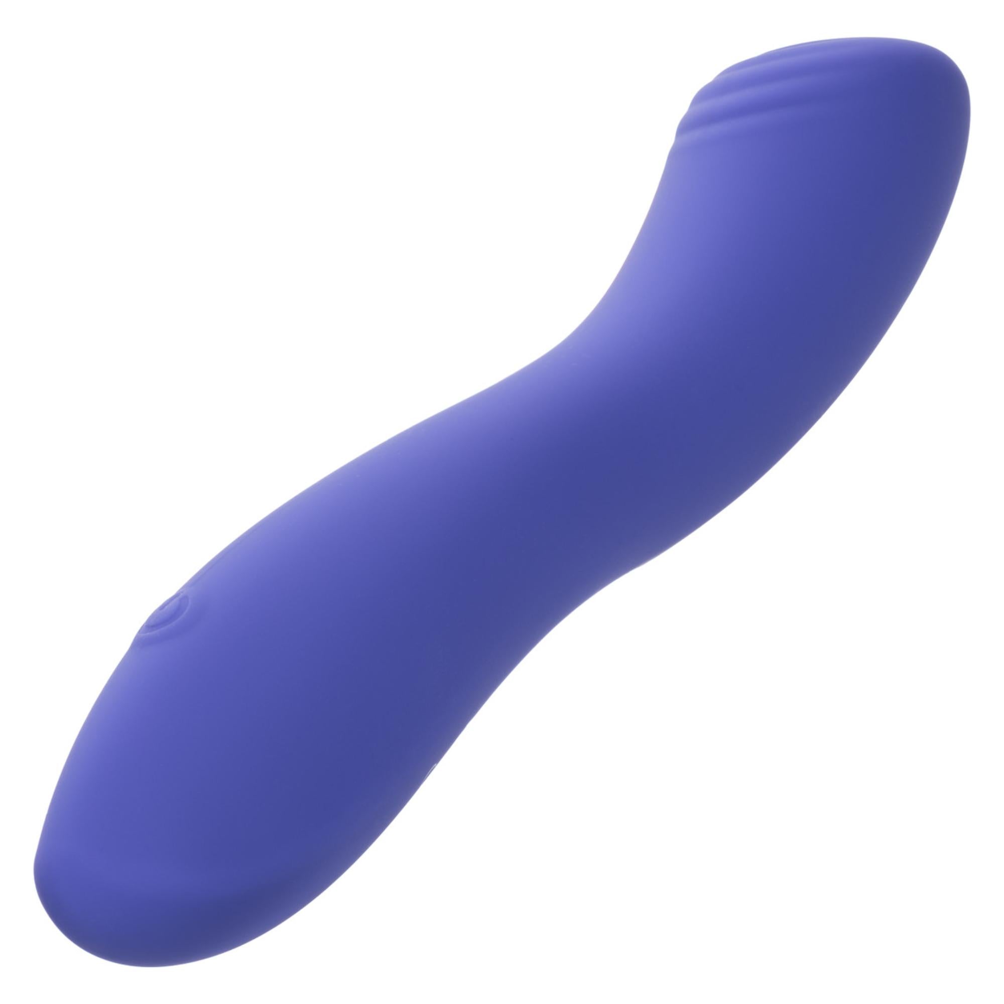 CalExotics Connect Contoured G Rechargeable Silicone App Compatible G-Spot Vibrator with Remote