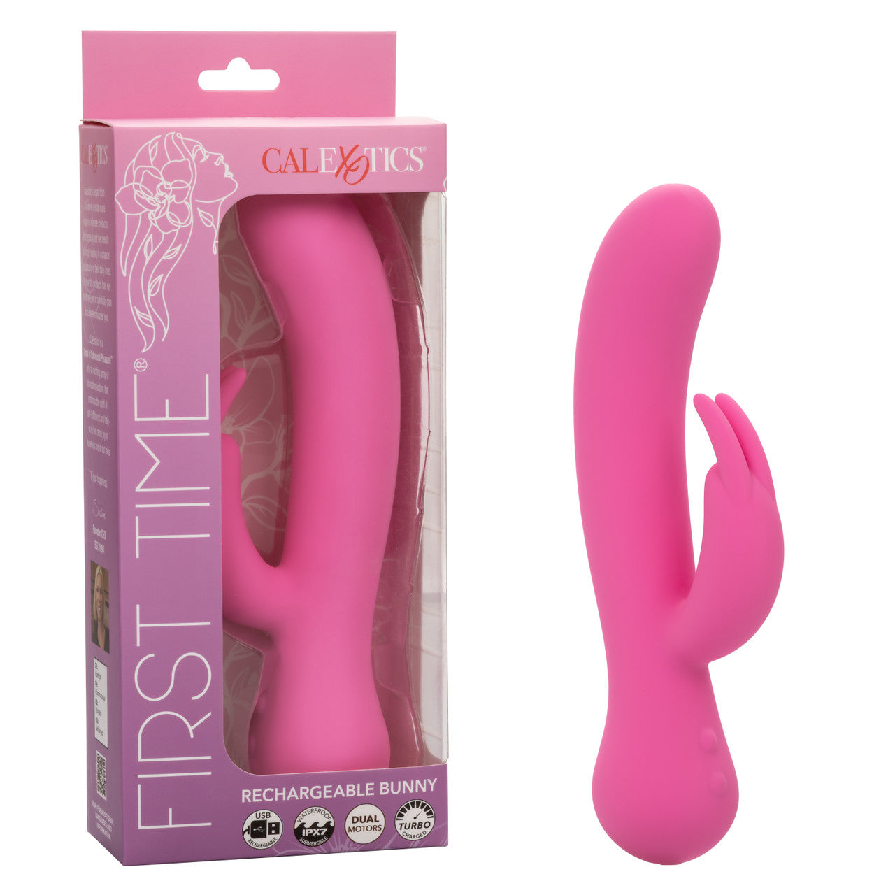 CalExotics First Time Silicone Rechargeable Bunny Rabbit Vibrator