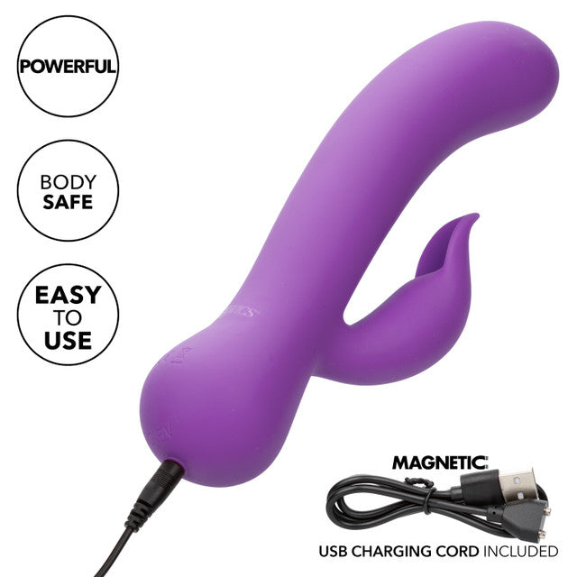 CalExotics First Time Silicone Rechargeable Pleaser Dual Vibrator