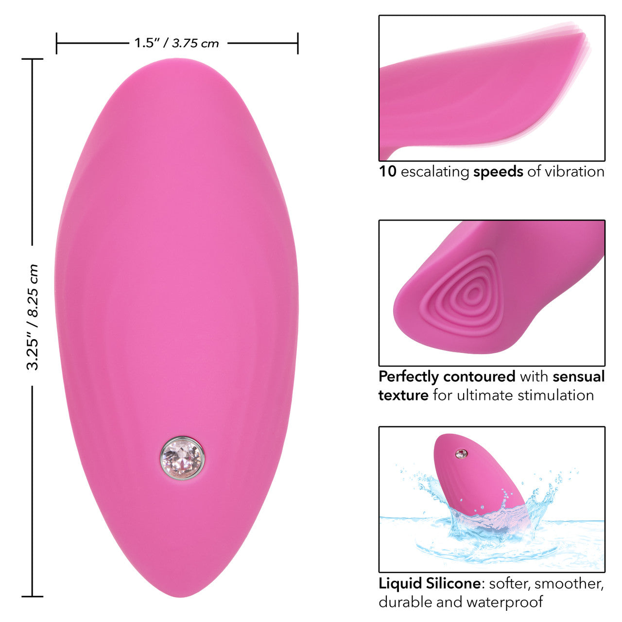 CalExotics LuvMor Teases Rechargeable Silicone Vibrator