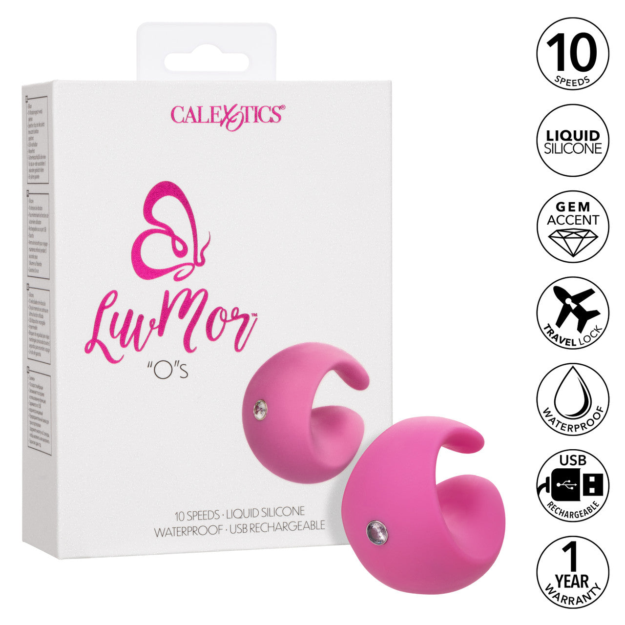 CalExotics LuvMor O's Rechargeable Silicone Vibrator