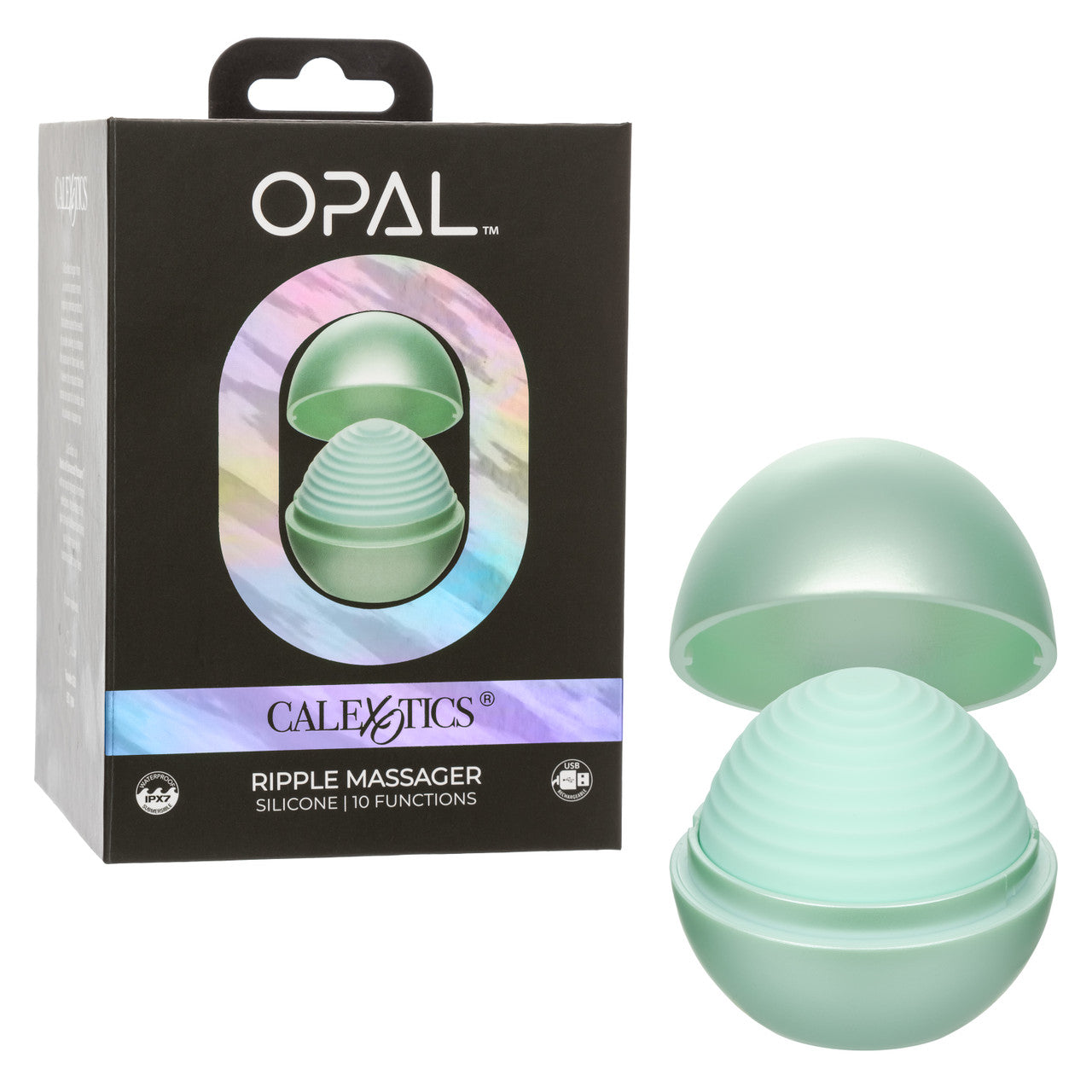 CalExotics Opal Ripple Silicone Rechargeable Massager