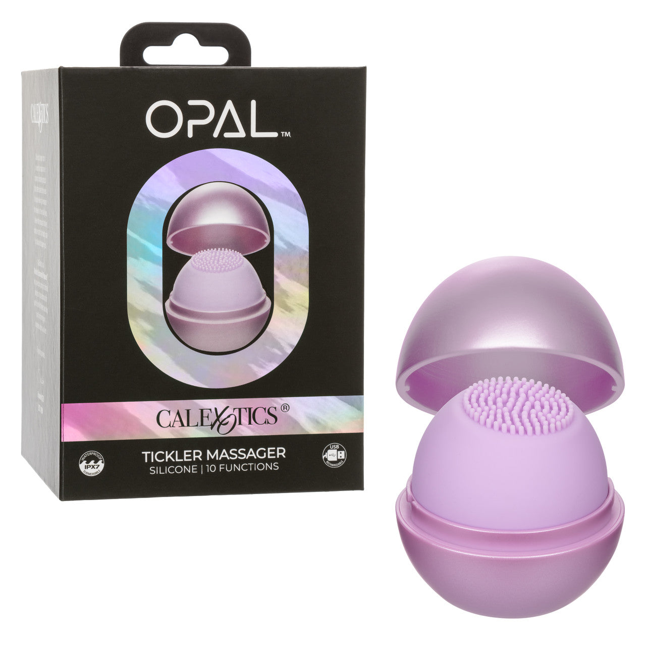 CalExotics Opal Tickler Silicone Rechargeable Massager