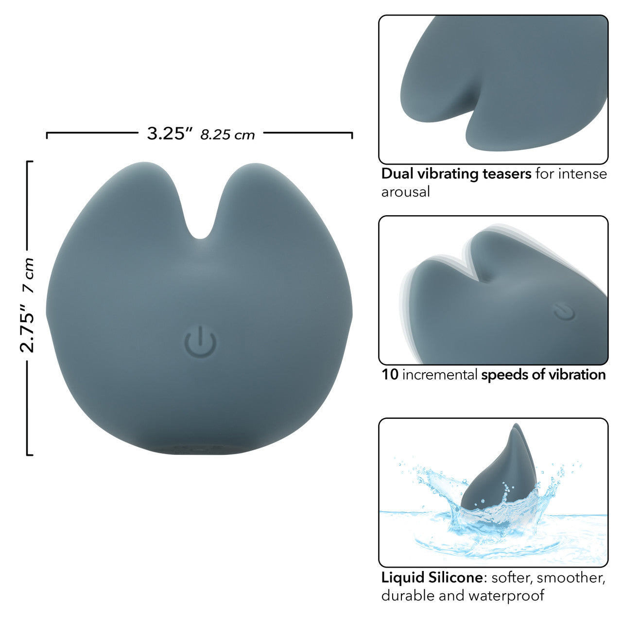 CalExotics Mod Curve Rechargeable Silicone Vibrator