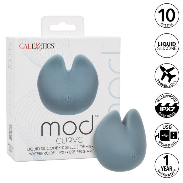 CalExotics Mod Curve Rechargeable Silicone Vibrator