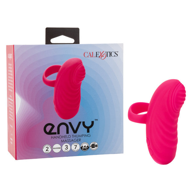 CalExotics Envy Handheld Thumping Rechargeable Silicone Massager