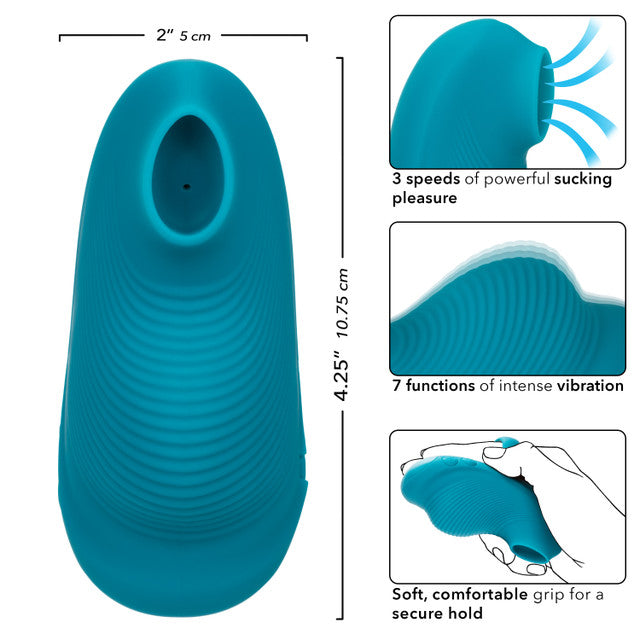 CalExotics Envy Handheld Suction Rechargeable Silicone Massager