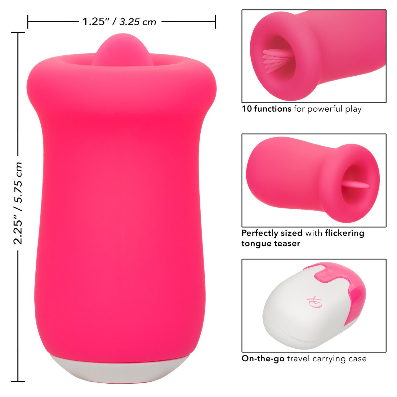 CalExotics Sugar Craze Rechargeable Silicone Clitoral Stimulator