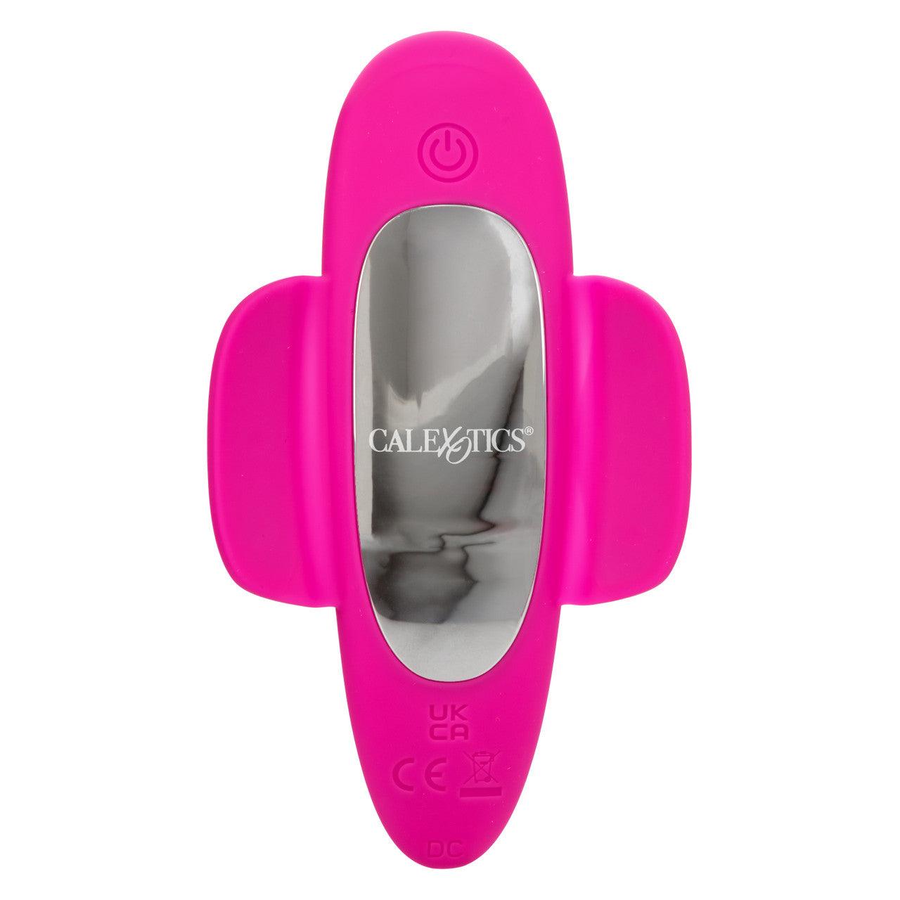 CalExotics Lock-N-Play Remote Flicker Rechargeable Silicone Panty Teaser Panty Vibe