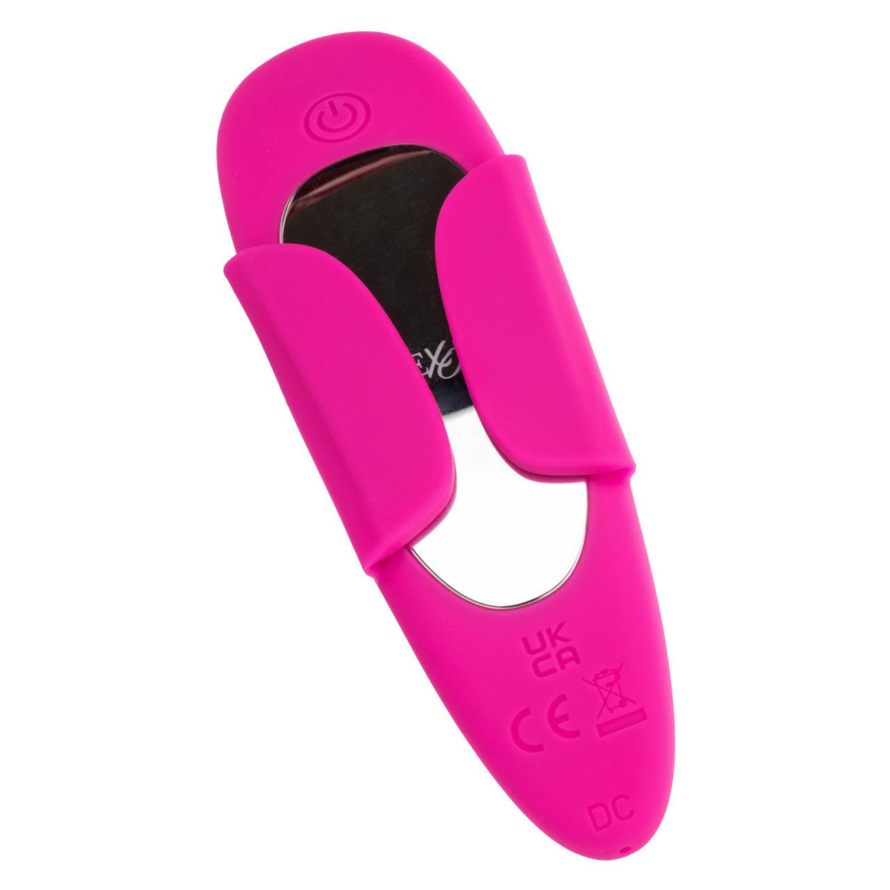 CalExotics Lock-N-Play Remote Flicker Rechargeable Silicone Panty Teaser Panty Vibe