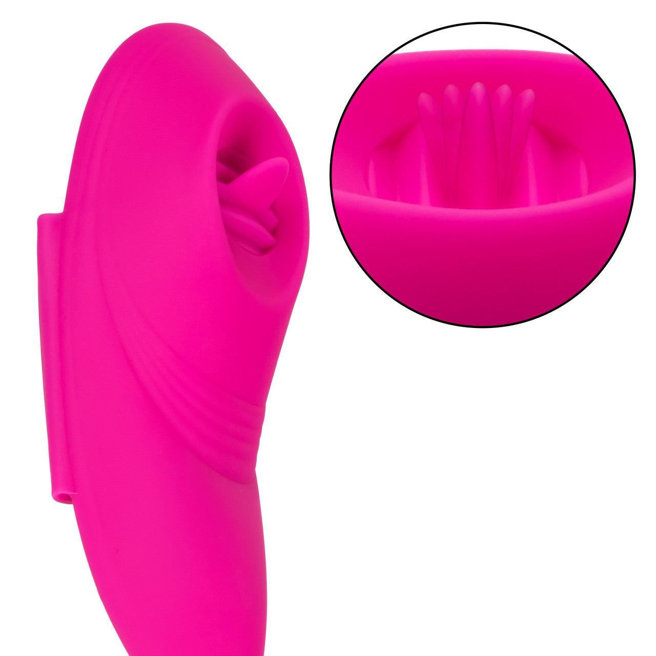 CalExotics Lock-N-Play Remote Flicker Rechargeable Silicone Panty Teaser Panty Vibe