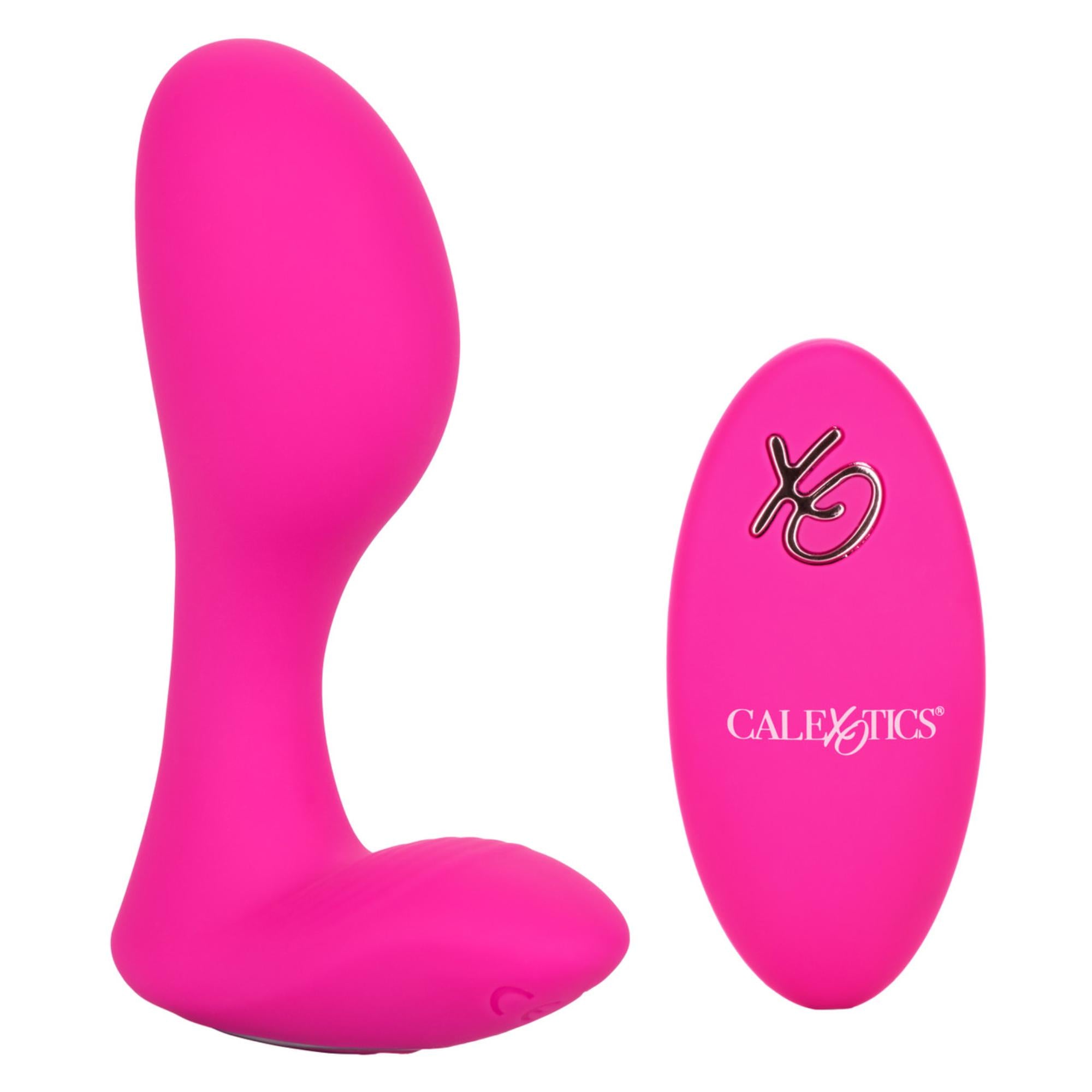 CalExotics Silicone Rechargeable G-Spot Arouser Vibrator with Remote Control