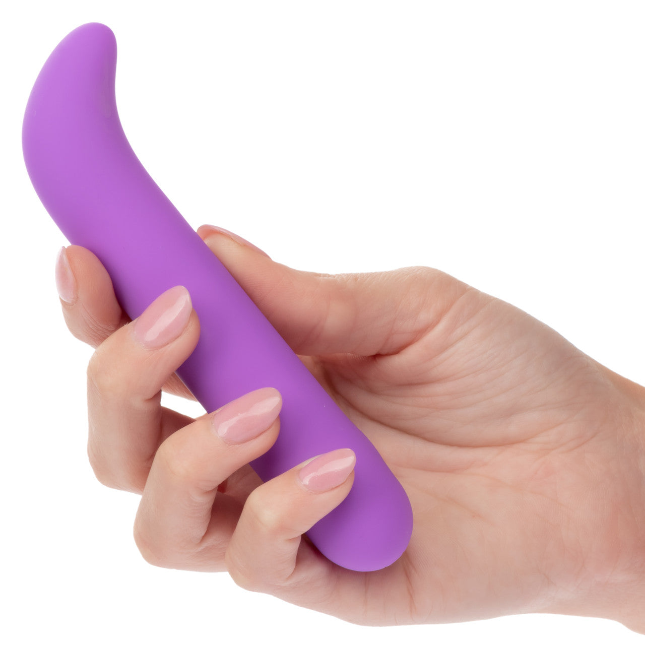 CalExotics Bliss Liquid Silicone Rechargeable Mini G Vibrator - Purple