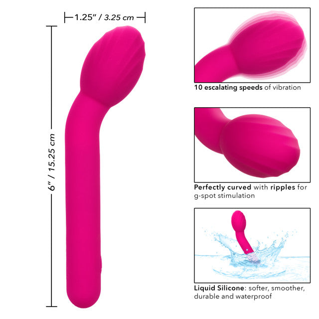 CalExotics Bliss Liquid Silicone Mini Tulip Rechargeable G-Spot Vibrator