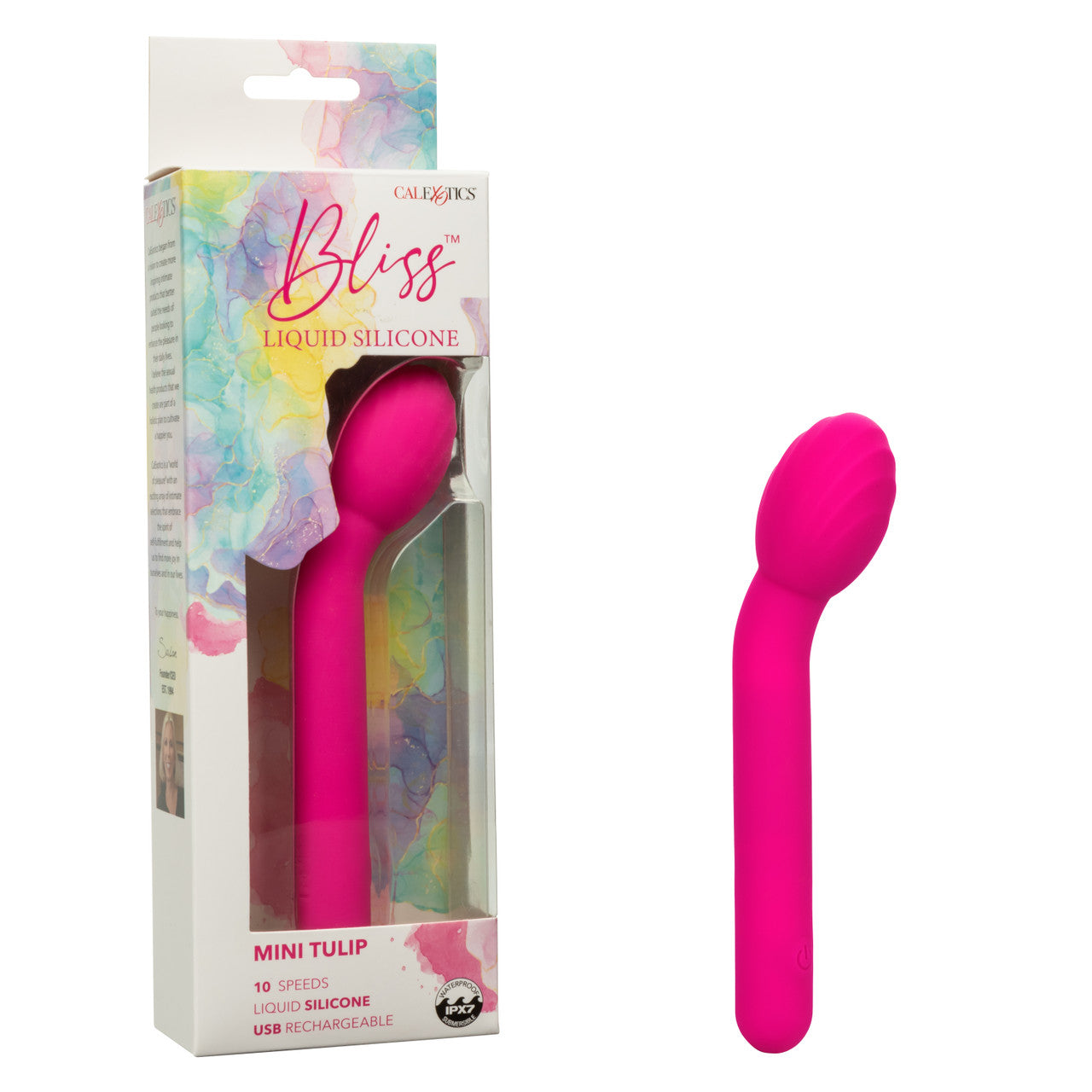 CalExotics Bliss Liquid Silicone Mini Tulip Rechargeable G-Spot Vibrator