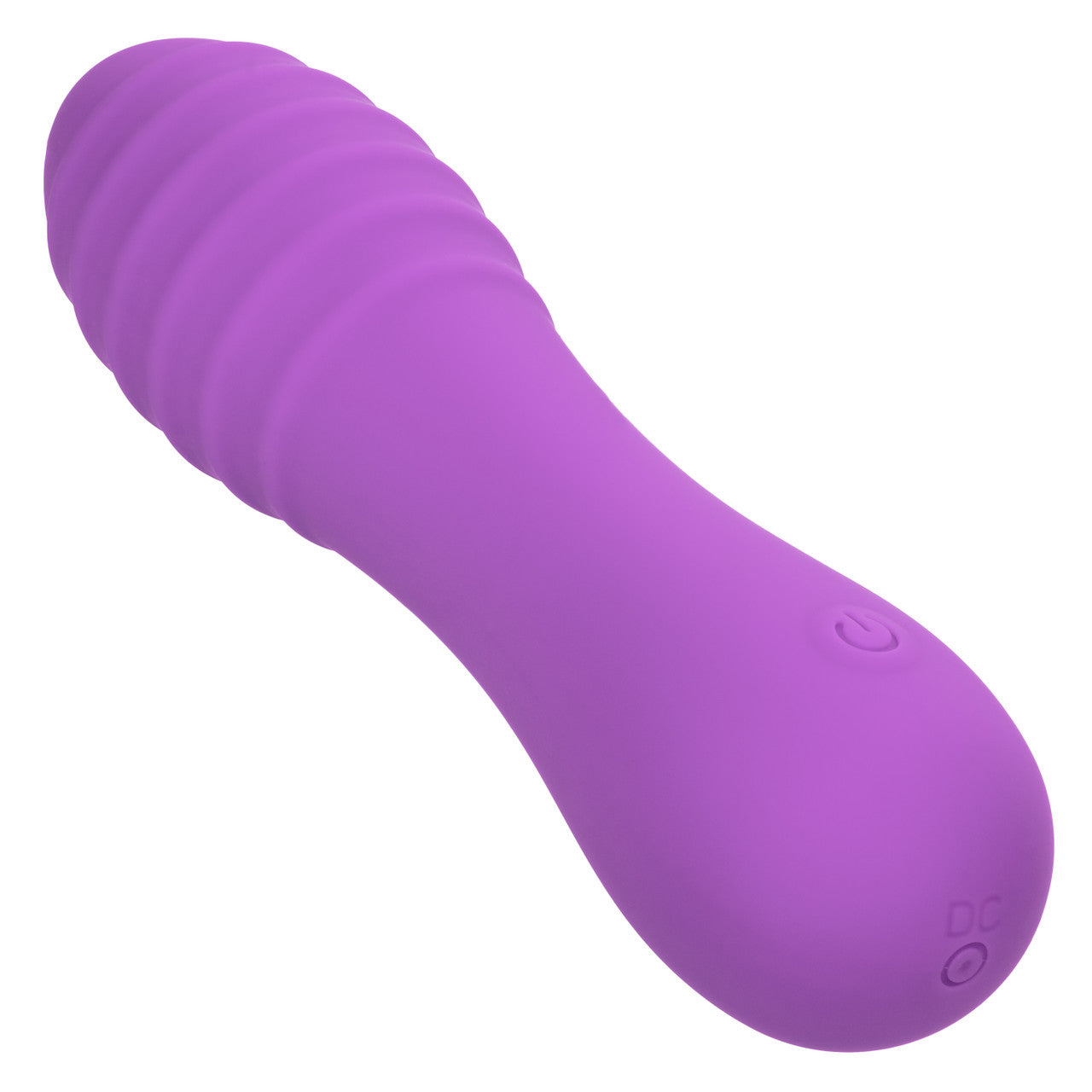 CalExotics Bliss Liquid Silicone Ripple Rechargeable Vibrator with Clitoral Stimulator