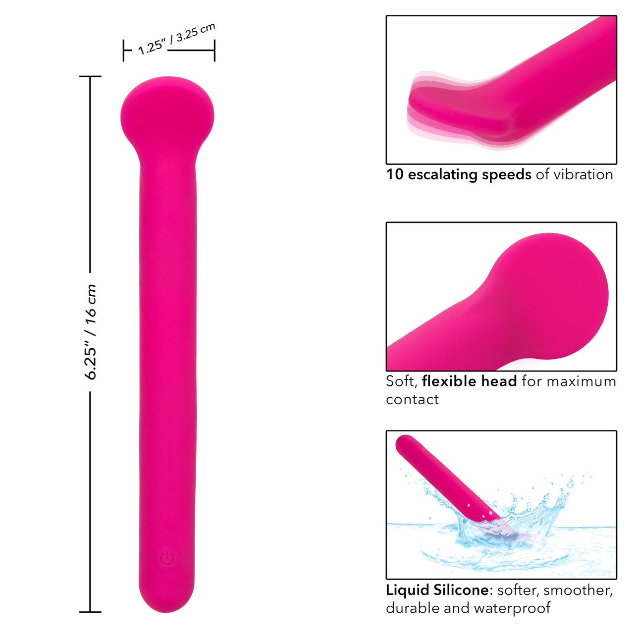 CalExotics Bliss Liquid Silicone Rechargeable Clitoriffic Vibrator