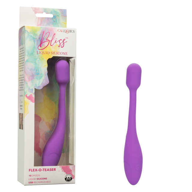 CalExotics Bliss Liquid Silicone Flex-O-Teaser Rechargeable Clitoral Stimulator