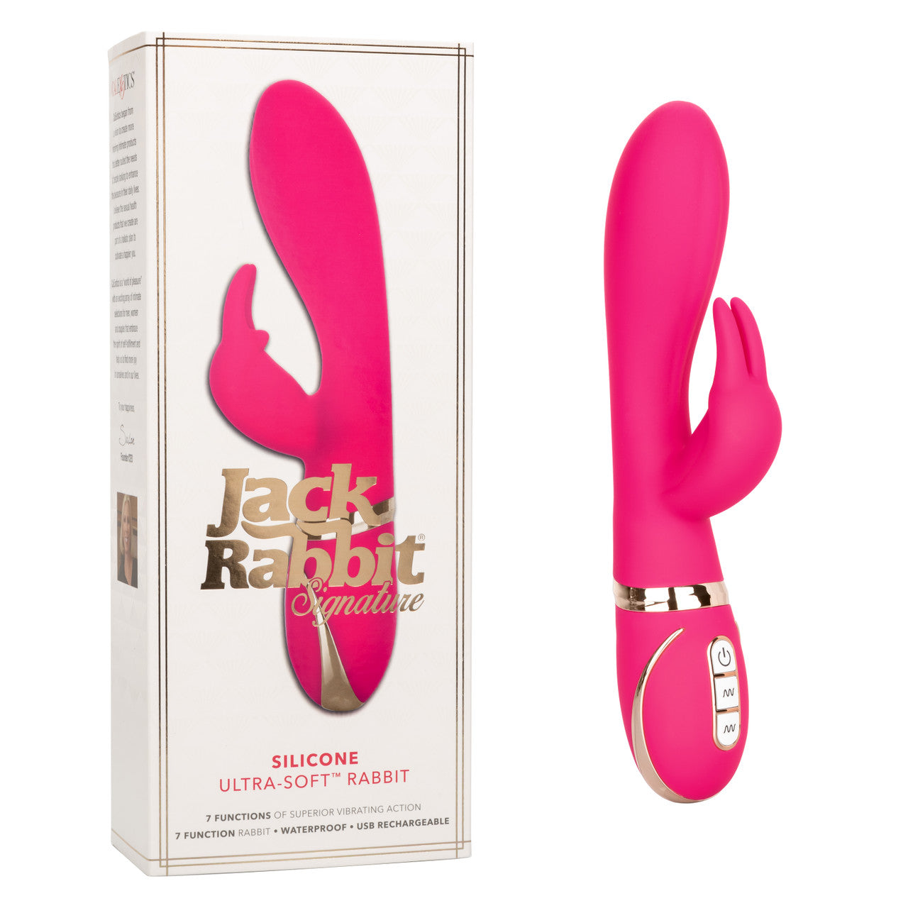 Calexotics Jack Rabbit® Signature Silicone Ultra-Soft™ Rabbit