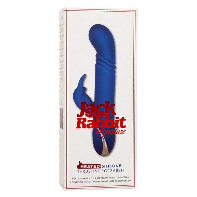 Calexotics Jack Rabbit® Signature Heated Silicone Thrusting "G" Rabbit