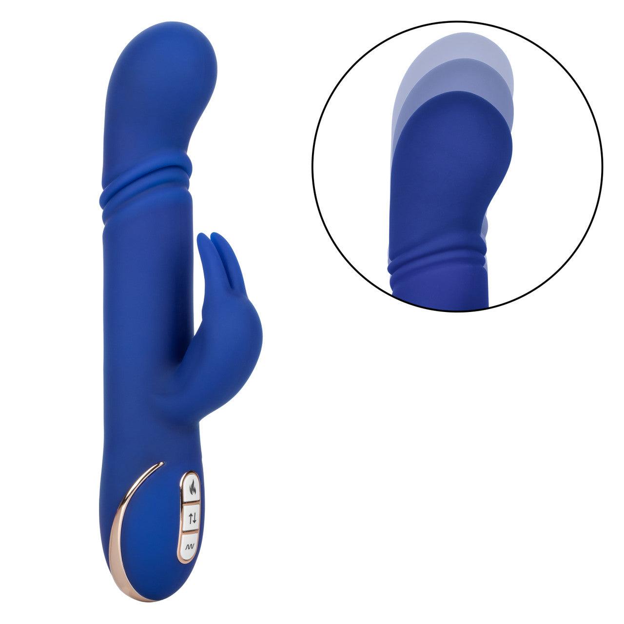 Calexotics Jack Rabbit® Signature Heated Silicone Thrusting "G" Rabbit