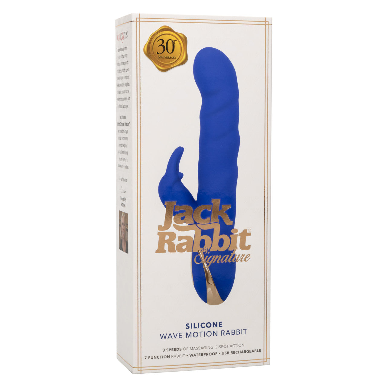 CalExotics Jack Rabbit Signature Rechargeable Silicone Wave Motion Rabbit Vibrator