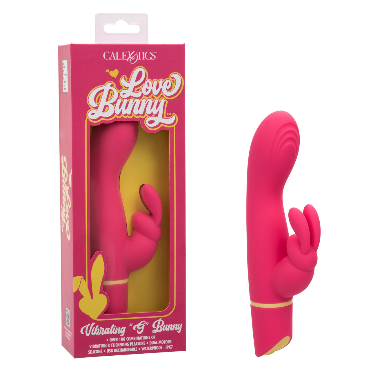 CalExotics Love Bunny Vibrating G Bunny Rechargeable Silicone Rabbit Vibrator