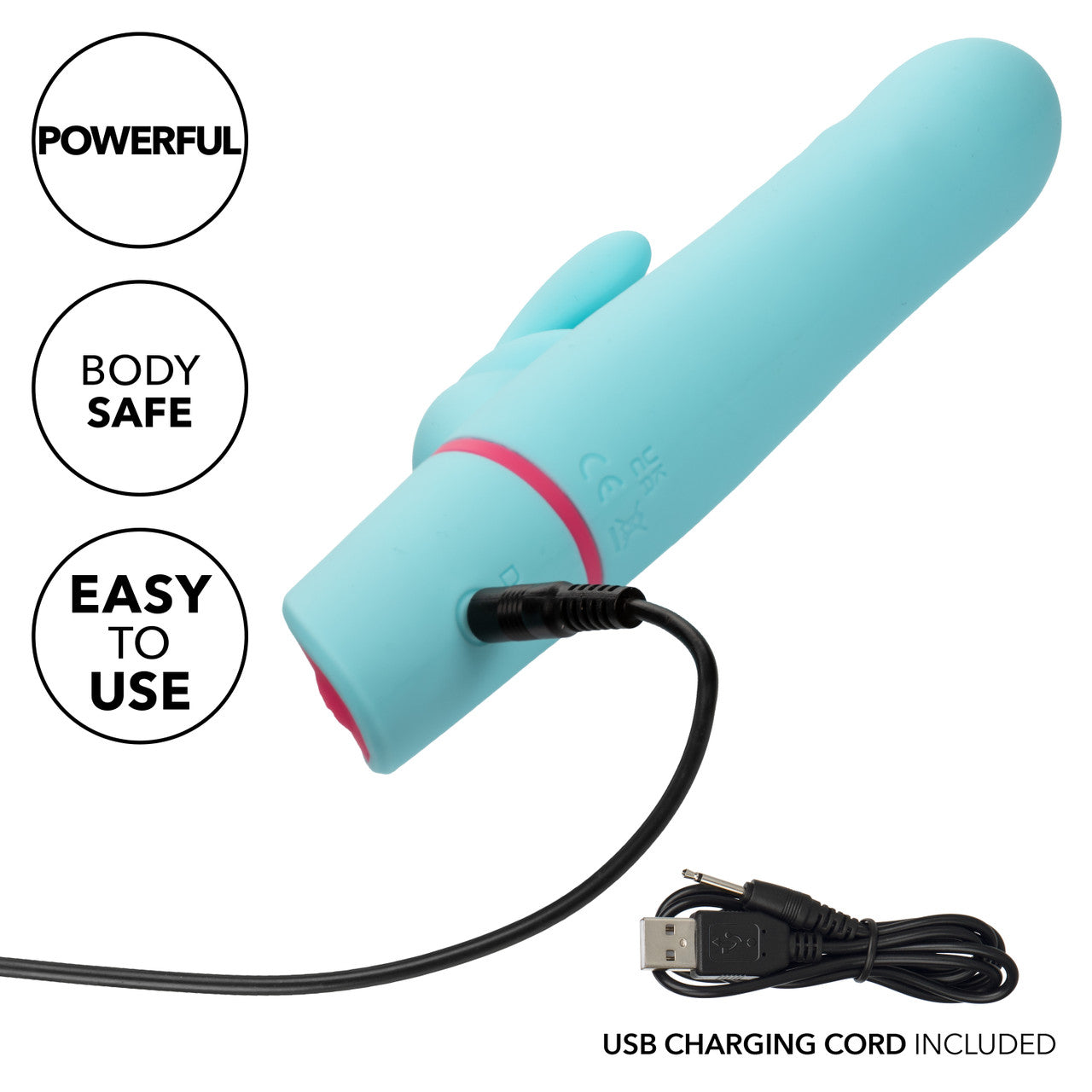 CalExotics Love Bunny Rotating Bunny Rechargeable Silicone Rabbit Vibrator