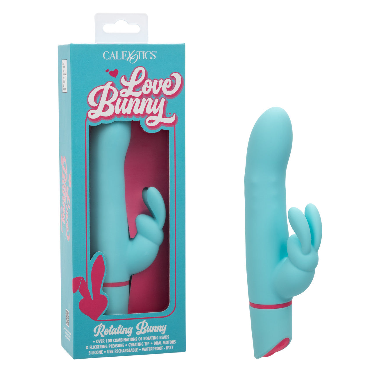 CalExotics Love Bunny Rotating Bunny Rechargeable Silicone Rabbit Vibrator