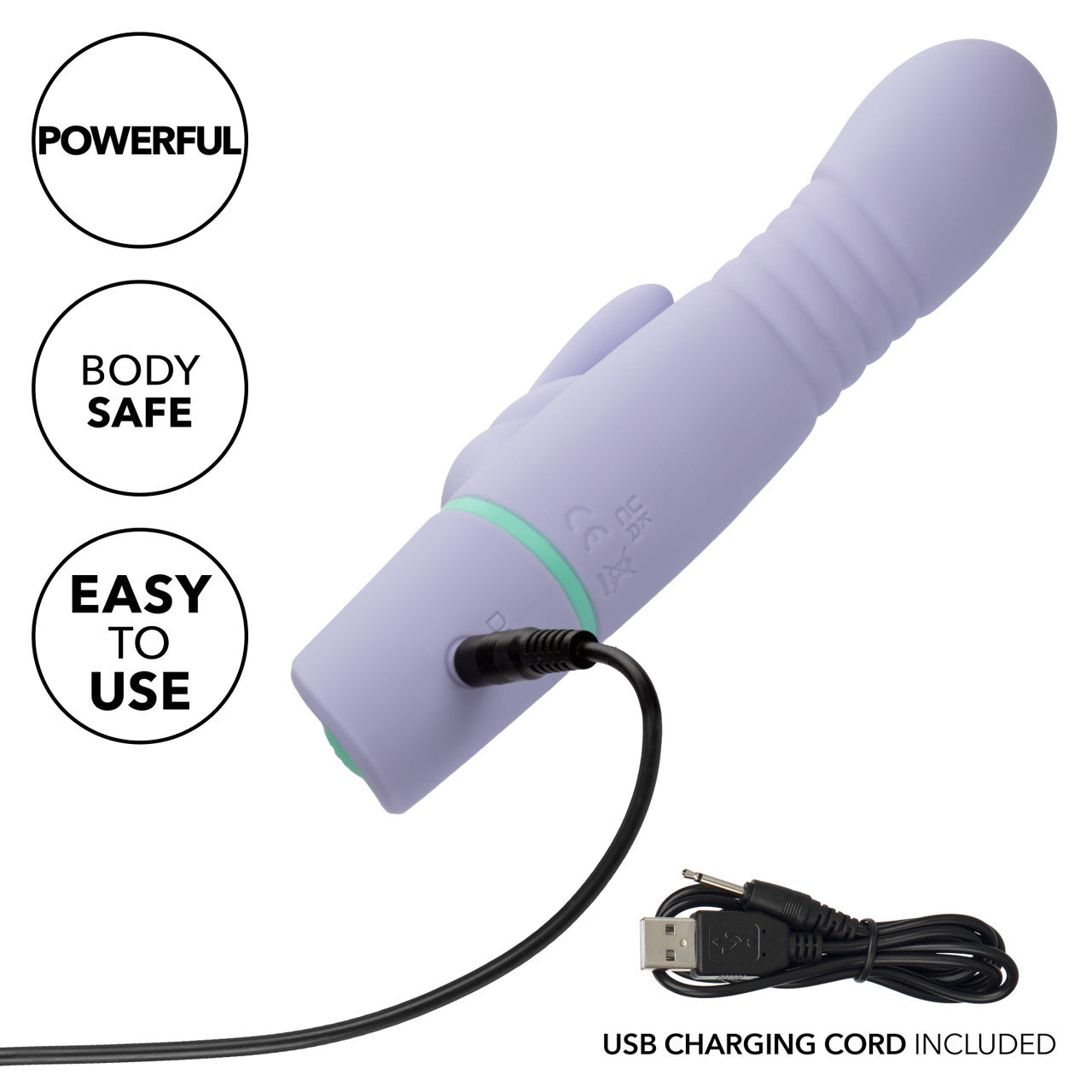 Love Bunny Thrusting Bunny Rechargeable Silicone Rabbit Vibrator