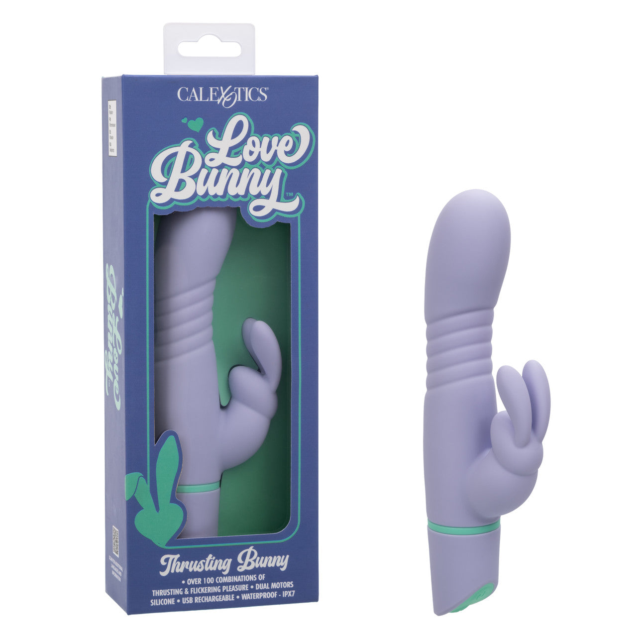 Love Bunny Thrusting Bunny Rechargeable Silicone Rabbit Vibrator