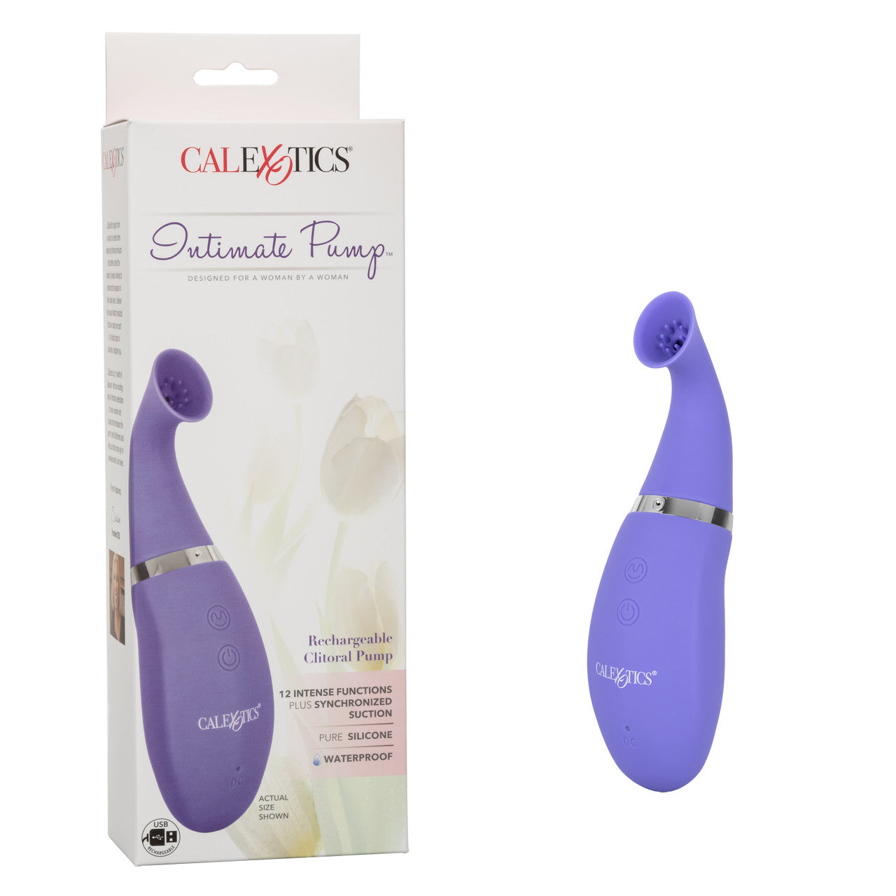 CalExotics Clitoral Pump Silicone Rechargeable Waterproof