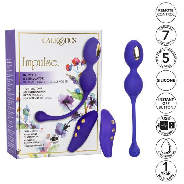 Calexotics Impulse™ Intimate E-Stimulator Remote Dual Kegel Exerciser