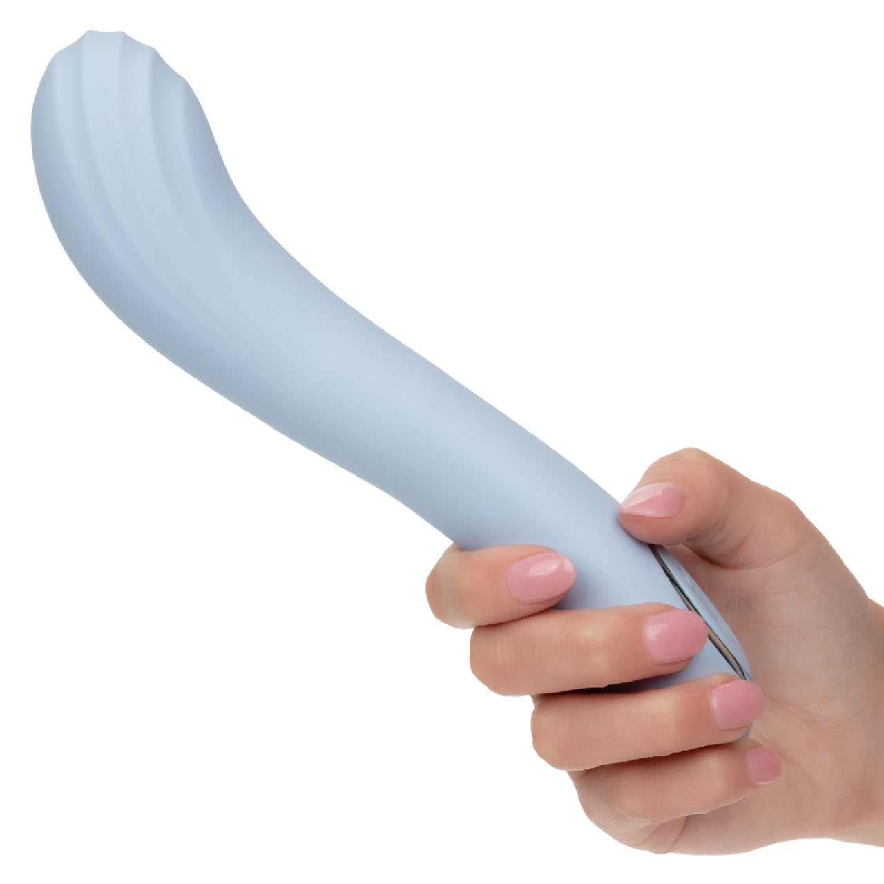 CalExotics Azure Collection Contoured G Rechargeable Silicone Vibrator