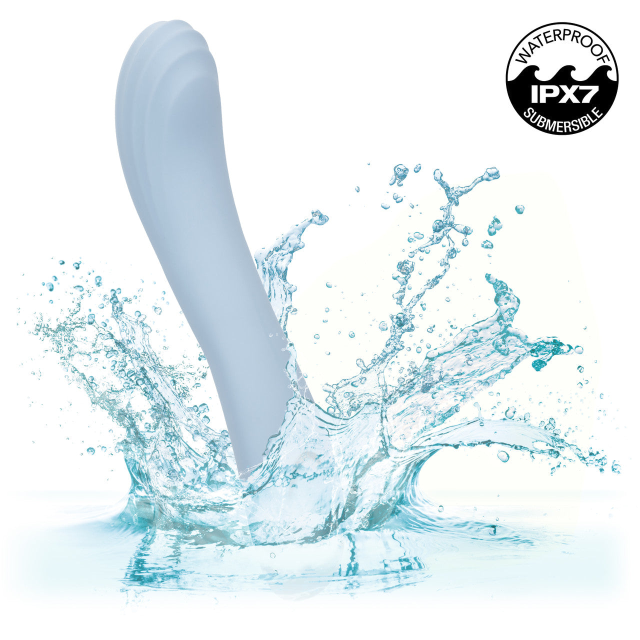 CalExotics Azure Collection Contoured G Rechargeable Silicone Vibrator